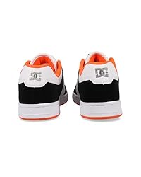 DC Men's Manteca 4 Skate Shoe, Black/White/Orange, 12
