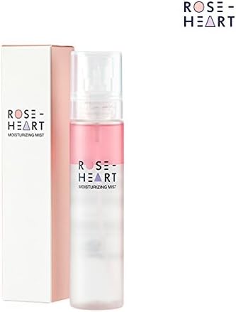 Rose Heart Moisturizing Mist With Rose Extract, Essence, Oil, Alcohol-Free - Hydrating, Makeup Setting, Brightening, 100ml/3.4oz