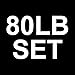 CAP Barbell Cast Iron Kettlebell 80 LB Set | 10 | 15 | 25 & 30 LB