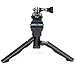 Chronos Aluminum Alloy CNC Metal GoPro Tripod Adapter / Monopod Mount with Aluminum CNC Thumbscrew for GoPro Hero 7, GoPro Hero 6, GoPro Hero 5, Go Pro Hero 4, GoPro Session and DJI Osmo Action