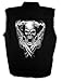 Hot Leathers Assassin Sleeveless Shirt (Black, XXX-Large)