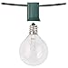 G40 Globe String Lights with 27 Clear Bulbs by Kohree - UL Listed Commercial Quality String Lights with Hanging Sockets (Warm White)