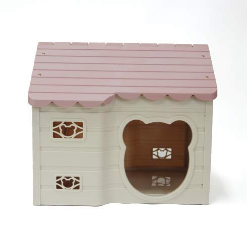 Alpha Dog Series Medium-Sized Indoor Plastic Doghouse (Pink)