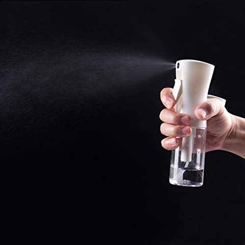 Mist Spray Bottle - 5Oz/150ml Hair Water Bottle Spray Mister Refillable Continuous Pressurized Mist Sprayers Empty Misting Bottle for Taming Hair in Morning/Watering Plants/Showering Pets/Cleaning