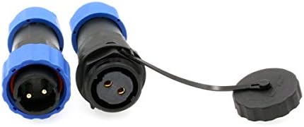 HangTon SD20 Female Male Connector 2 Pin Quick Disconnect Waterproof Right Angle - View #8