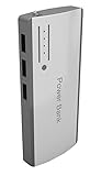 Power Bank CINEYO(TM) 10000mAh External Battery Charger Triple USB Charger with Flashlight & for iphone iPad Galaxy Andriod Smartphone and Tablets (Grey)