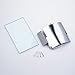 Hiendure Toilet Paper Holder with Shelf, Brass Lavatory Tissue Holder with Mobile Phone Storage Rack and Lid,Chrome