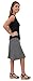STRETCH IS COMFORT Women's A-Line Skirt Charcoal Gray Medium