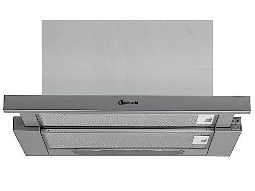 Bauknecht DBAH 65 LM X Dunstabzugshaube Flachschirm / 60cm / Für Abluft- und Umluftbetrieb geeignet / 85,8 kWh / LED / 3 Leistungsstufen / Energieeffi