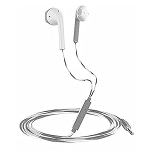 Kabelgebonden hoofdtelefoon met microfoon, 1,2 m sport in-ear oortelefoon, gevlochten draad, headset voor iOS en Android…