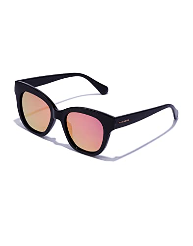 HAWKERS Lunettes de soleil AUDREY NEUVE pour hommes et femmes(Rosegold Polarized · Black Ct)