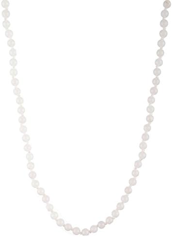 Moksha Agate Hakik Mala (30 Cm, White)
