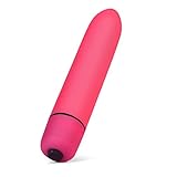 Handheld Full Body Personal Massager: Mini Cordless Massage Wand with Powerful Single Speed Vibration - Small Battery Operated Waterproof Self Massager for Women and Men - Includes Privacy Pouch