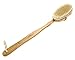 100% Natural Bath Body Brush with Long Bamboo Handle + Boar Bristles - Scrub Or Exfoliate Your Back + Dry Skin Easily with 2 Detachable Heads!