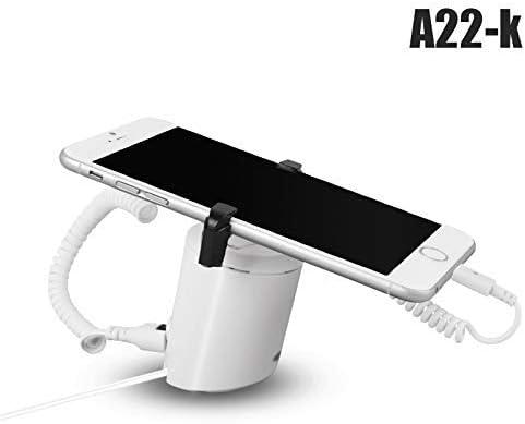 Phnirva Mobile Phone Security Anti-theft Display Stand Holder with Alarm Charging Cylindrical Phone Holder