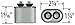 59C9201 - 5 uf MFD 370 Volt VAC - Lennox Oval Run Capacitor Upgrade