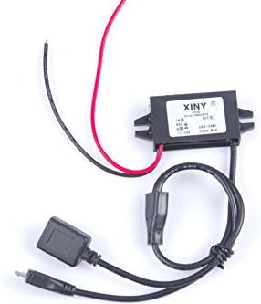 XINY DC-DC Convert Step-down power supply module 12V / 24V 8~35V to 5V 3A USB female + micro USB output