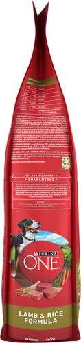 PURINA ONE DRY DOG FOOD LAMB AND RICE FORMULA – 8 LB. BAG