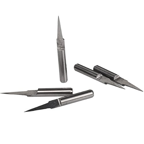 Adealink Generic 10 Degree Carbide Engraving Bits CNC Router Tool for PCB Board 10 In 1 Set