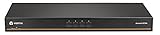 Vertiv Avocent 1x4 Rackmount or Desktop, Single-User KVM Switch with USB, Touch Button and Hotkey Switching, Cascade Support and Internal Power Supply (AV104-400)