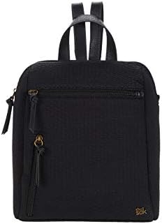 The Sak Olvera Metro Backpack NWT Black Embossed Fabric Adjustable Goldtone Amazon.com: The Sak Olvera Metro Backpack : Clothing, Shoes  main image 2