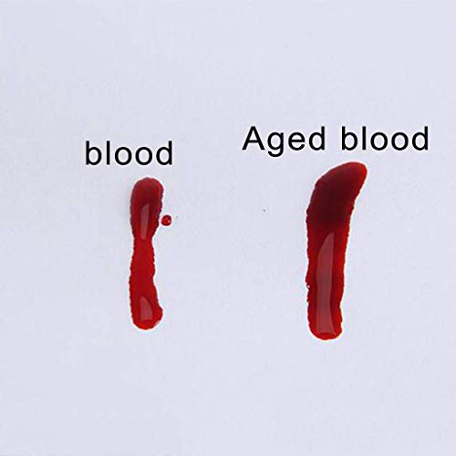 Fake Blood,Fake Halloween Blood Makeup for Costume Stage FX, Theater and Halloween Zombie, Vampire and Monster Dress Up - Vampire, Zombie, Movie Blood (30ML, Black)