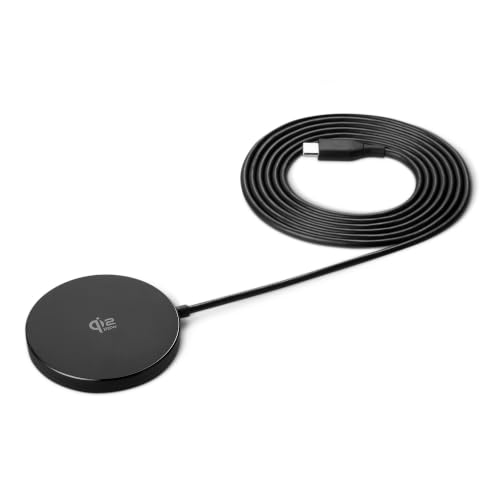 Amazonベーシック ワイヤレス充電パッド 25W Qi2.2認証 MagSafe対応 (iPhone 17/16/15/14/13/12) マグネット対応 (Android、Googleスマートフォン) アダプター別売 ブラック