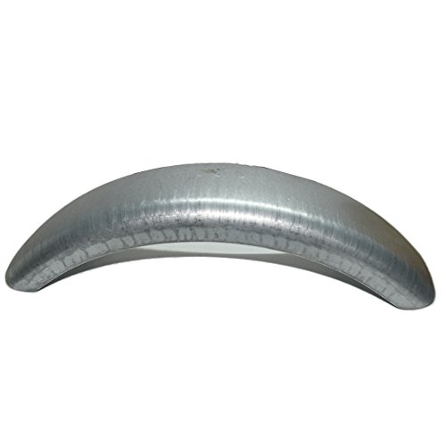 Motorcycle Raw Steel 6" Flat Bobbed Front & Rear Fender for Harley Bobber Custom - Thumbnail 5