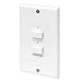 in Wall Speaker Selector Switch - Home Audio 2-Channel A/B Dual Channel Speakers Controller Pod Box - Control and Activates (2) Pair of Indoor or Outdoor Speakers - Pyle PVCS2 primary