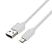 [Apple Mfi Certified] LINKPIN PVC 5ft/1.5M Lightning 8pin to USB SYNC Cable Charger Cord with 2 Years Warranty(White)
