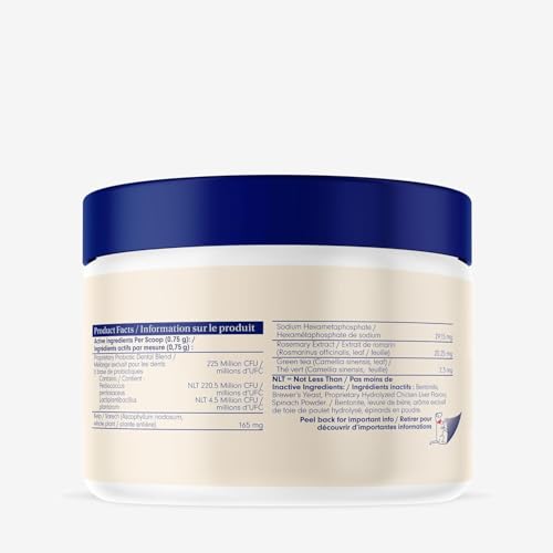 PetLab Co. ProBright Dental Powder - Dog Breath Freshener - Teeth Cleaning Made Easy – Targets Tartar & Bad Breath - Formulated for Small and Extra-Small Dogs
