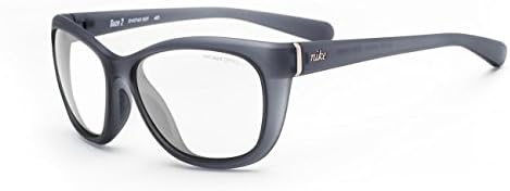 Designer Radiation Leaded Protective Eyewear in Full Rim Plastic Frame - Gaze - Matte Crystal Dark Gray - 65/43.3-13-135