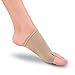 Metatarsal Compression Arch Support Sleeves - Cushioned Soft Elastic Reusable Gel Pad Fabric Socks for Flat Feet Pain Relief Arthritis Plantar Fasciitis - Women Men - Medium (Beige)