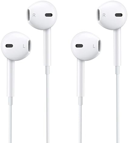 GoBuyIt (TM) Pack of 2 Earbuds with Built in Mic and Remote Control for Apple iPhone, iPad, iPod, Samsung Galaxy, Tablets and More