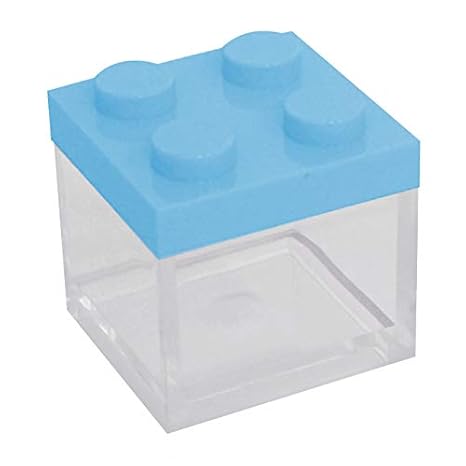 Omada Design Scatolina Tipo Mattoncino In Plexiglas 48 Pezzi Trasparente Formato 5 X 5 X 5 Cm Bomboniere Da -