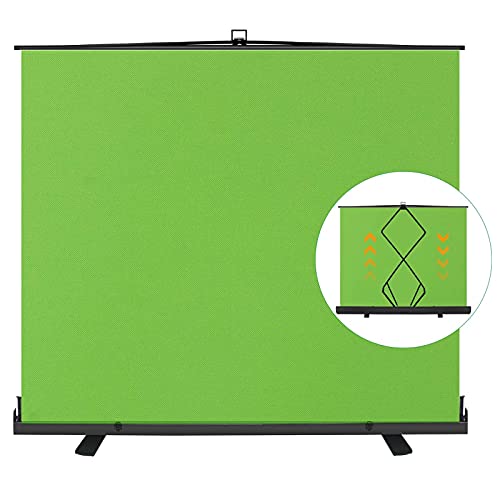 EMART 77in x 92in Collapsible Chromakey Panel Green Screen for Photo