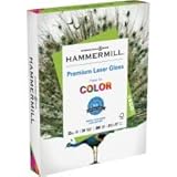 Hammermill 163110 Color Laser Gloss Paper, 94 Brightness, 32lb, 8-1/2 x 11, White, 300 Sheets/Pack