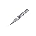 10 Degree 3.175mm Shank Cemented Carbide Engraving Bits CNC PCB Router Carving Tools Pack of 10(0.1mm)