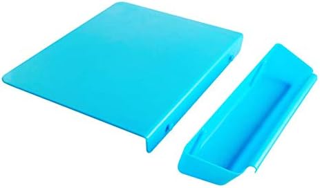 windowew Candy Color Kitchen Practical 2-in-1 Storage With Dish Trough Cutting Board Cutting Board Plastic Thickened Cut Fruit Board