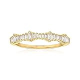 Ross-Simons 0.20 ct. t.w. Baguette Diamond Ring in