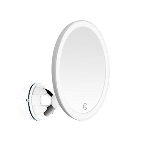 MGLIMZ 10X Magnifying Makeup Mirror with Lights, LED Lighted Vanity Mirror with Strong Suction