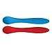 High-grade Silicone Baby Spoons 2pk, Gentle on gums. Designed with added texture to stimulate senses. red/blue