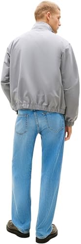 Herren Windbreaker Jacke mit Stretch-Bündchen und -Saum, Grau (Gravel Grey), XXL