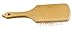 GranNaturals Detangling Metal Pin Bristle Wooden Paddle Hair Brush