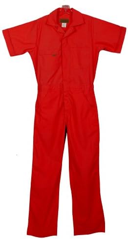 Poplin Short Sleeve Unlined Coveralls Relaxed Fit