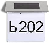 Powstro Verdelif Solar Doorplate Light Stainless Steel Outdoor Number Plaque 4 view 6