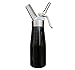 Whipped Cream Dispenser Cream Whipper - Whipping Siphon Whip Cream Maker Aluminum 1 Pint Stainless Steel Tips Bonus Recipe Ebook Cleaning Brushes Animato Black