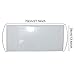 QSUM Blank Vinyl Banner,DIY Custom Sign 2 Pack, Automatic Contraction Reusable Handheld Portable Rolling Itself Up Sporting Activities Supplies