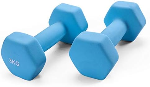 YJHH Mancuernas Antideslizantes 3kg, Mancuernas Fitness, Apretón ...