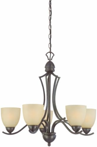 Thomas Lighting Sl808222 Triton Collection 5 Light Chandelier Sable Bronze